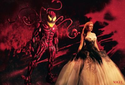 Jennifer Damiano as Mary Jane Watson and a SPIDER-MAN Villian Photo